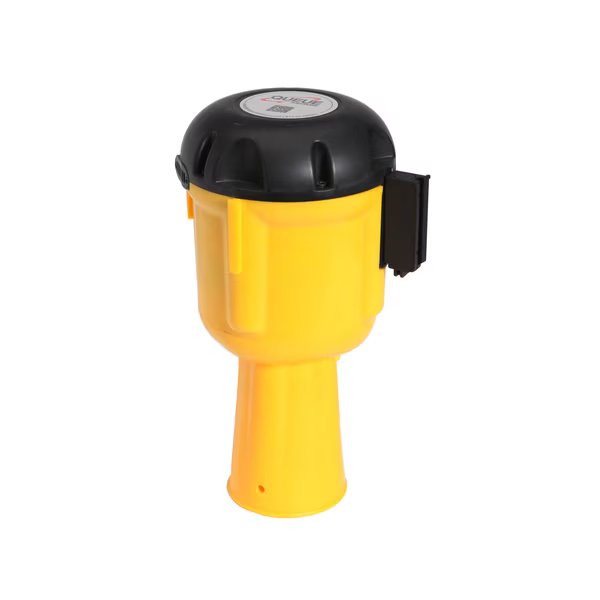 ConePro 600, Yellow, 30' Red/White NO ENTRY Belt, Queue Solutions, Mfr#: CP600Y-RWN300